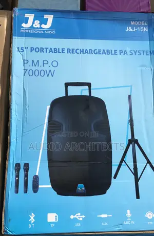 Rechargeable Speaker 15” Inches Loudspeaker