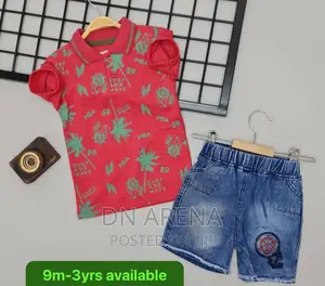 Boys Lactose With Jeans Shorts