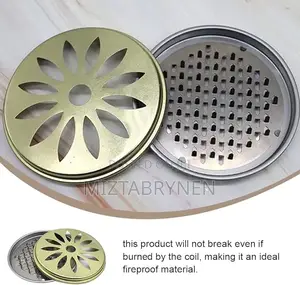 2 Sets Mosquito Coil Holder Incense Burner With Cover