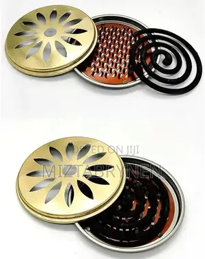2 Sets Mosquito Coil Holder Incense Burner With Cover