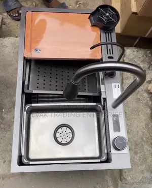 Deep Black Kitchen Sink- Deep Sink - Black Sink