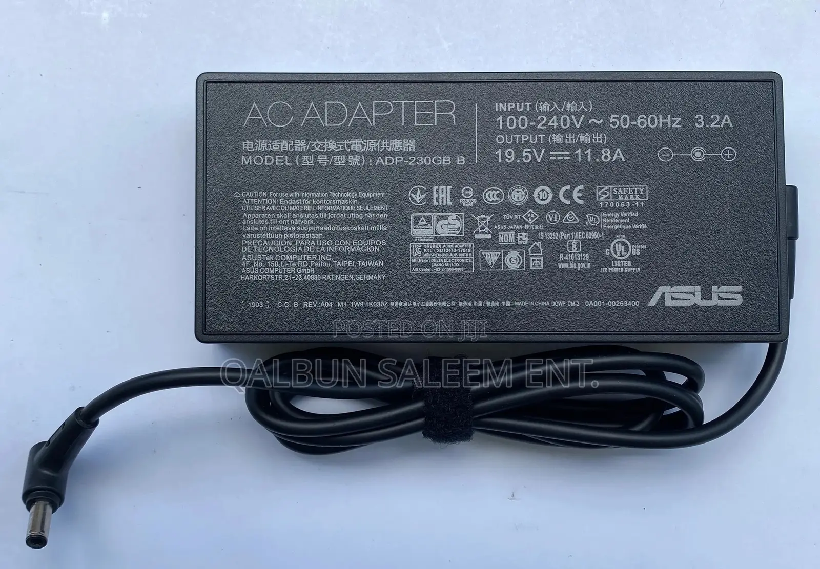 Original Asus 19.5v 11.8a 230w Laptop Charger/Adapter