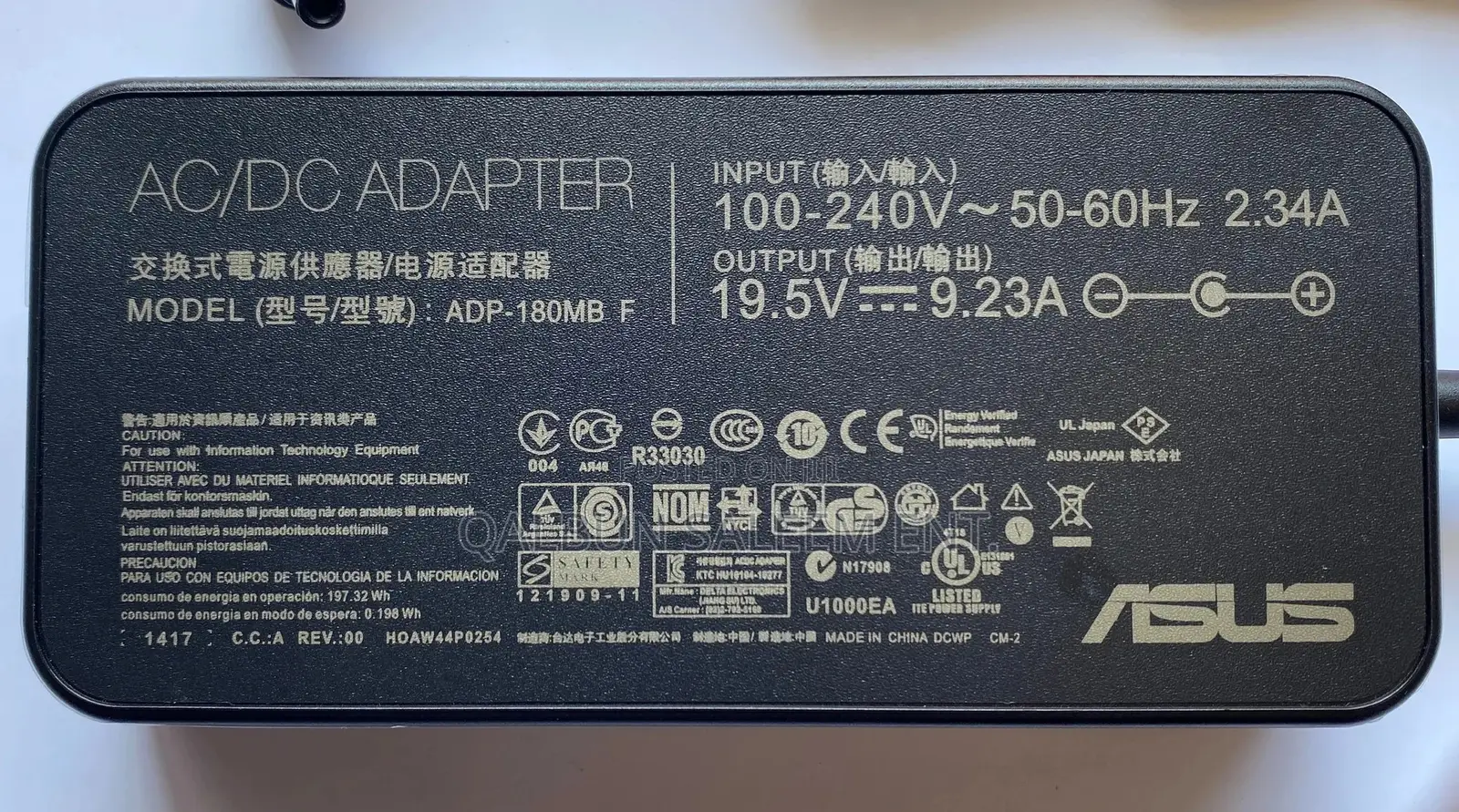 Original ASUS 19.5V 9.23A 180W Laptop Charger Pin / No Pin
