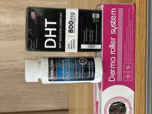 Hairline Treatment Pack - [ Minoxidil + Roller + DHT Block]