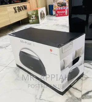 Brand New Harman Kardon Go + Play 3 Portable Speaker,Black.