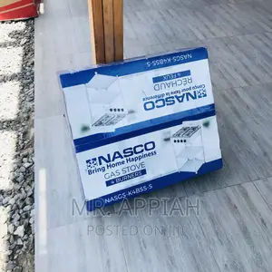 Well Designed Nasco 4 Gas Burner With Shelves(White).
