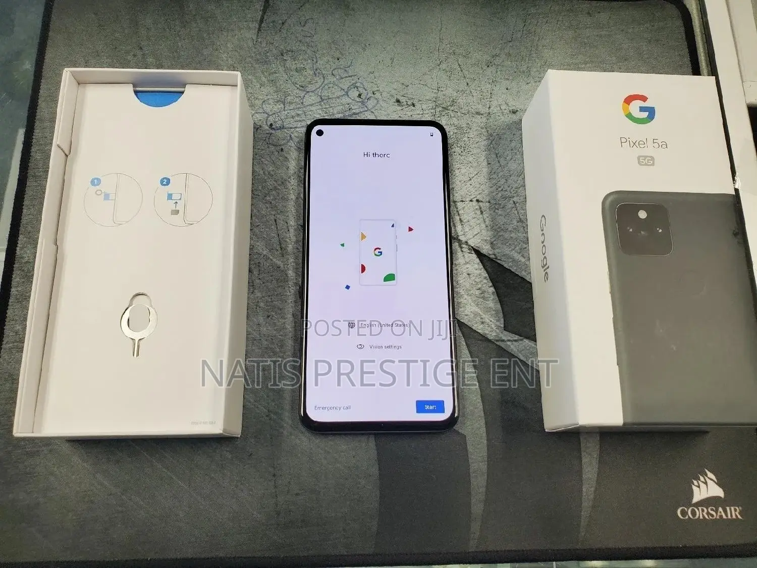 New Google Pixel 5a 5G 128 GB Black