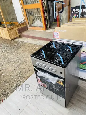 Super Quality Volcano Oven Grill 4 Gas Burner(50x50)Gray