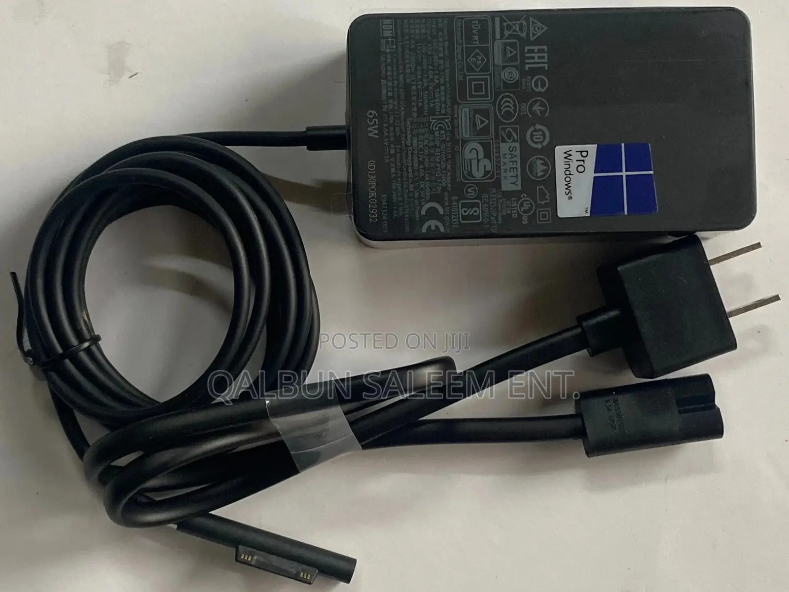 Surface Pro Charger 65w For 9/8/X/7/6/5/4/3 5/Studio/4/Go/3