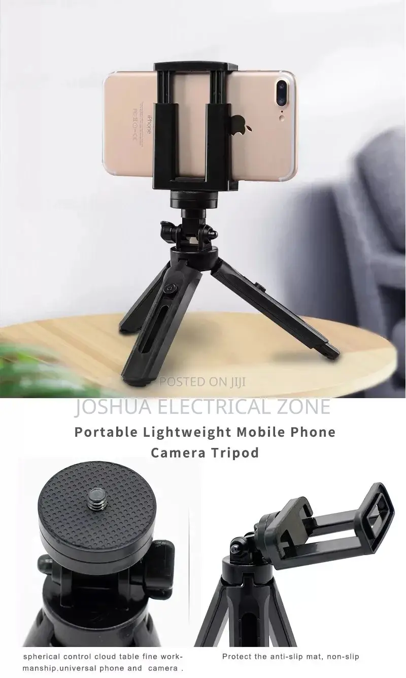Phone Tripod Stand Grip Mount Holder