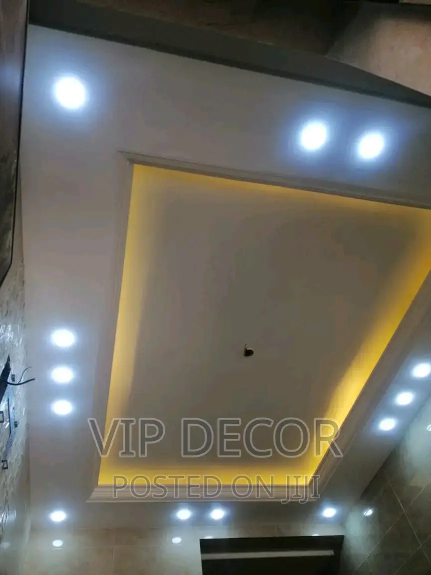 P.O.P: Vip TV Unit and Ceilling