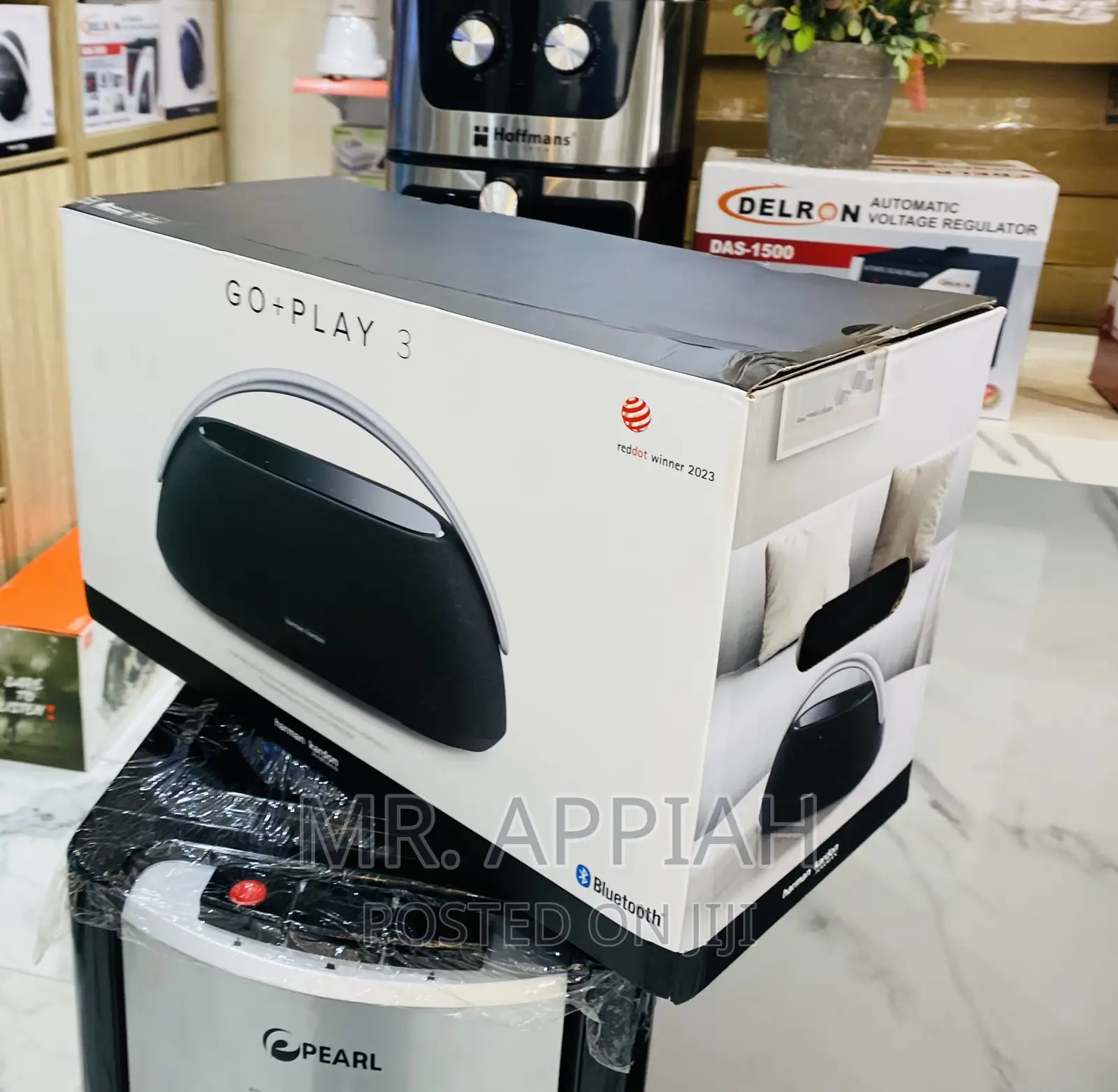 Nicely Designed Harman Kardon Go + Play Speaker(Black).