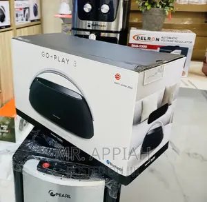 Nicely Designed Harman Kardon Go + Play Speaker(Black).
