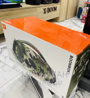 Classic JBL Boombox 3 Electric Portable Bluetooth Speaker.
