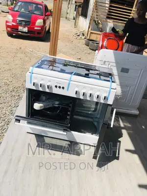 Brand New Midea 60x90 5 Gas Burner With Oven + Grill(White)