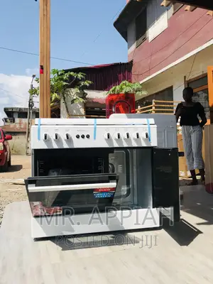 Latest Midea 5 Gas Burner With Oven and Grill(60x90)White.