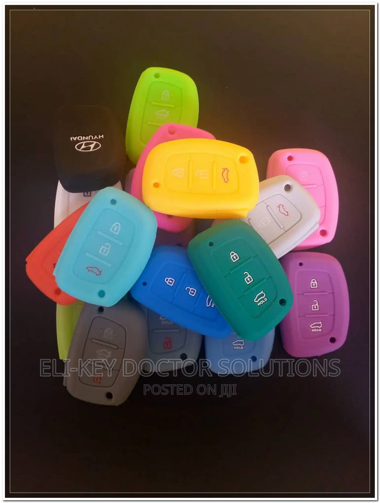Colorful Silicon Cases for Hyundai Sonata Elantra Smart Keys