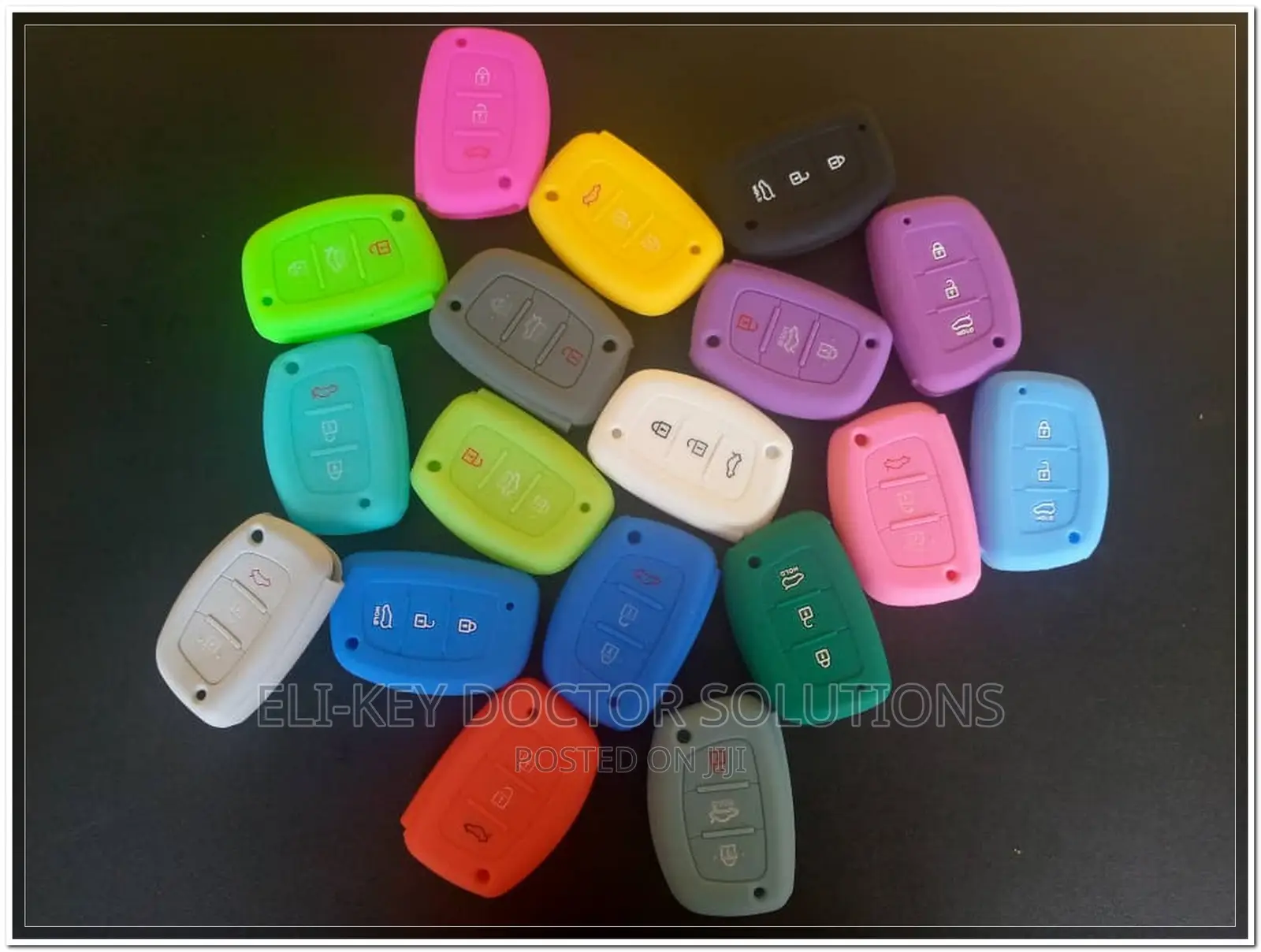 Colorful Silicon Cases for Hyundai Sonata Elantra Smart Keys