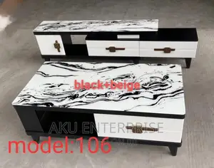 Luxury Tv Stand With Centre Table Combine, Modern