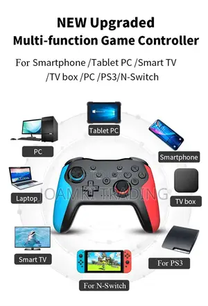 Wireless Controller Bluetooth Gamepad Nintendo, Ps3, Pc Etc