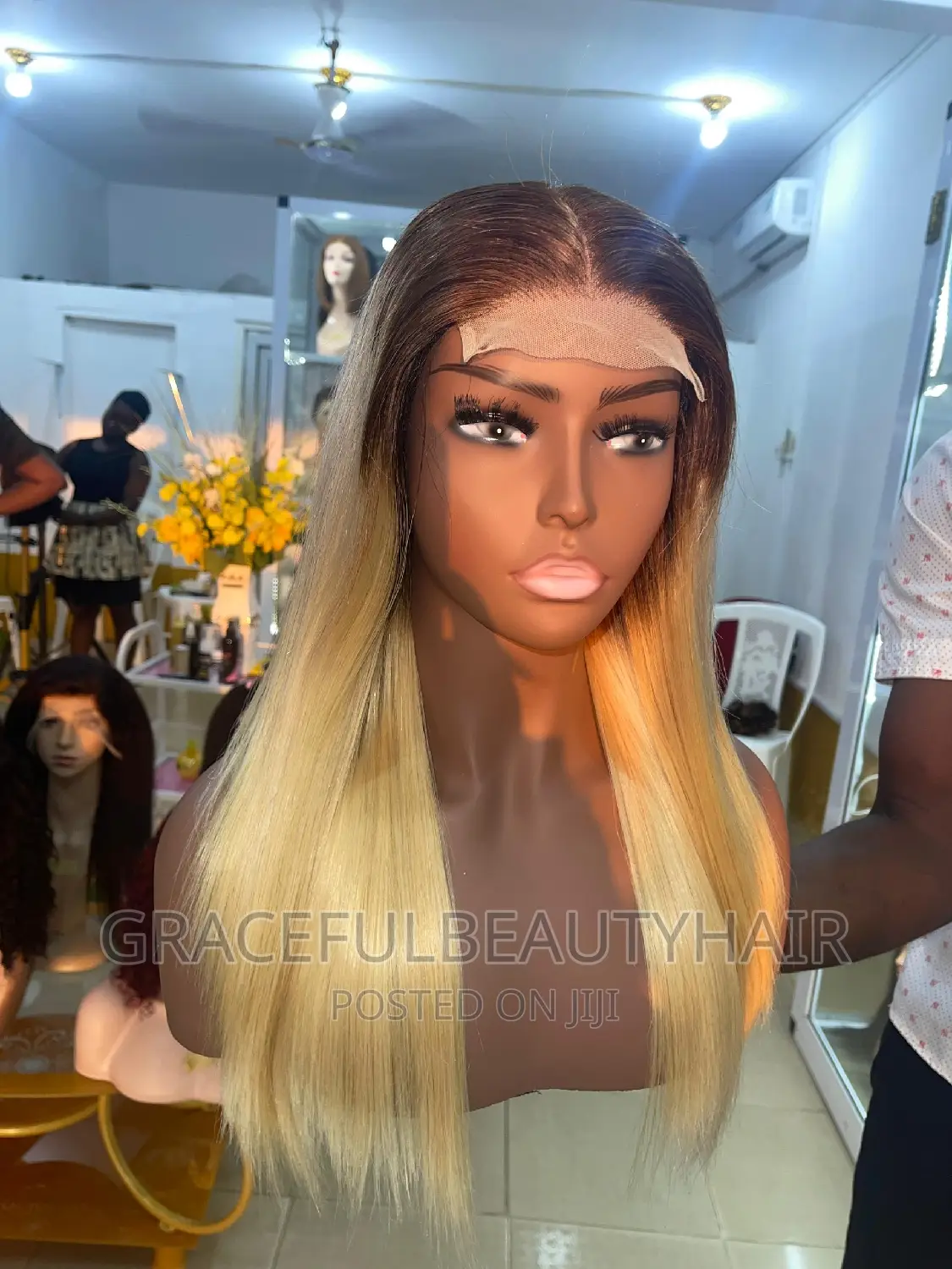 16 Inches Indian Remy SDD Blonde Wig Cap