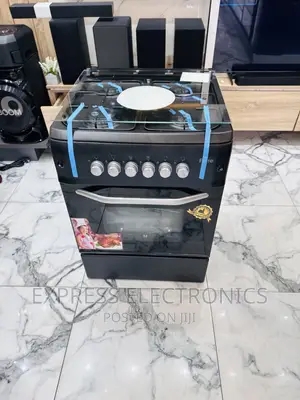 Ferre Black Oven Rotisserie Grill 4burner Gas Cooker