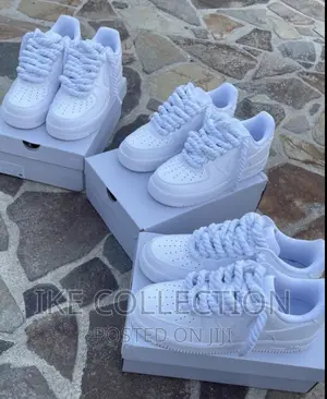 Original Big Lace Air Force 1 White