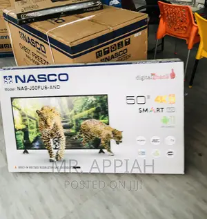 Well Designed Nasco 50 Inch Digital Satelite Smart Tv.