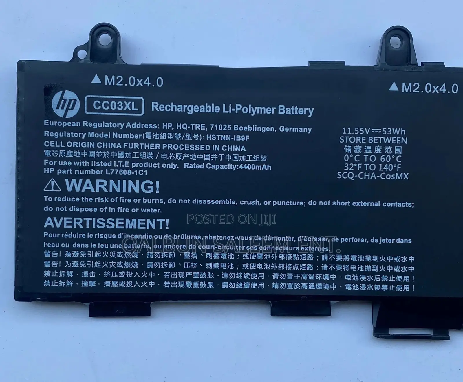 HP CC03XL Laptop Battery for Elitebook 830 835 840 845 G7 G8