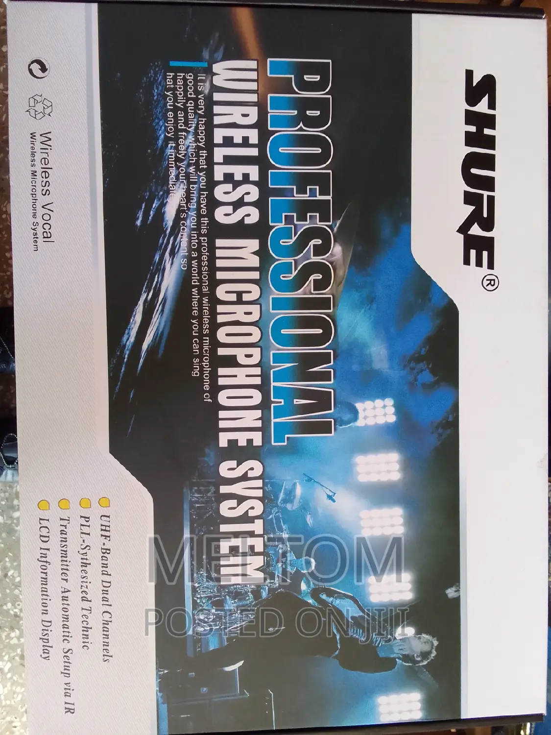 Shure U-6800 2in1 Cordless Microphone