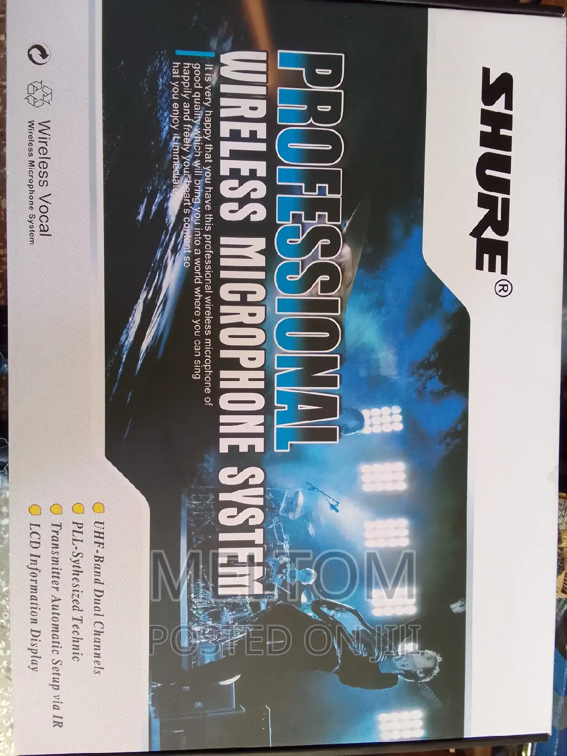 Shure U-6800 2in1 Cordless Microphone