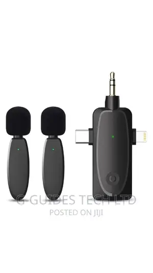 3 In 1 Wireless Microphones For iPhone, Android, And Camera