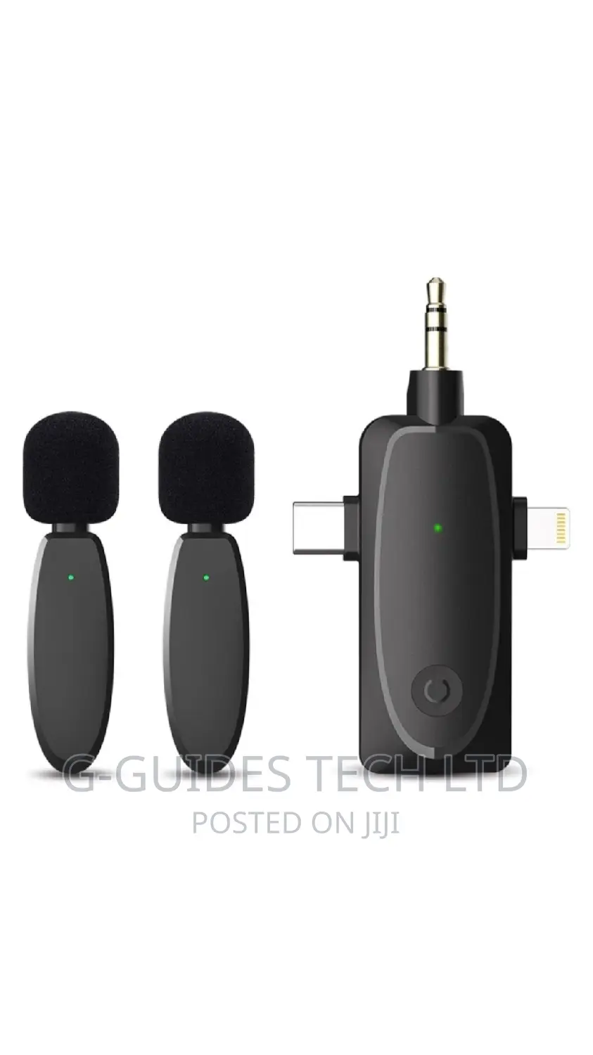 3 In 1 Wireless Microphones For iPhone, Android, And Camera