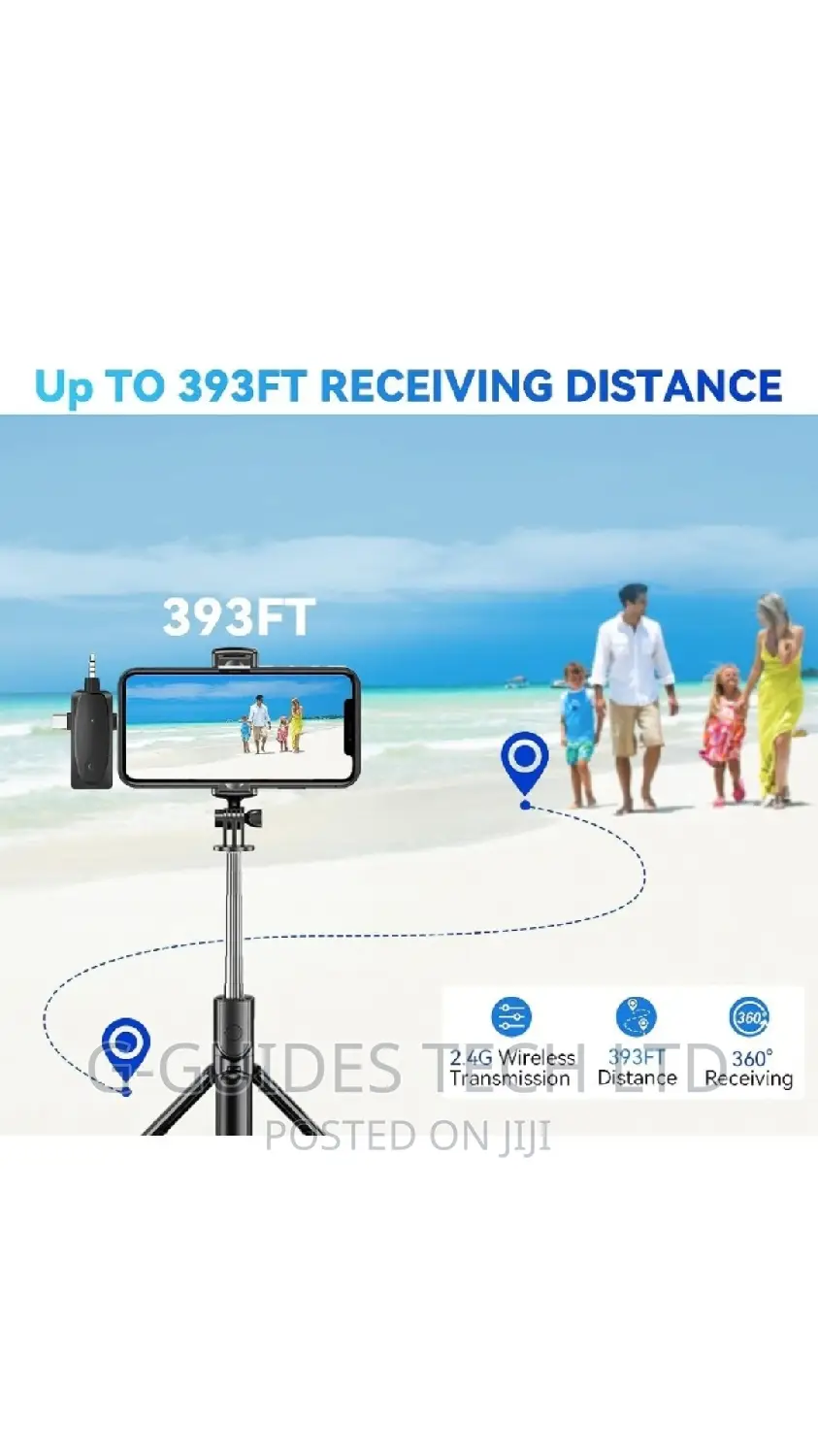 3 In 1 Wireless Microphones For iPhone, Android, And Camera