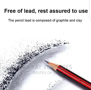 12pcs HB Pencil With Eraser And Sharpener