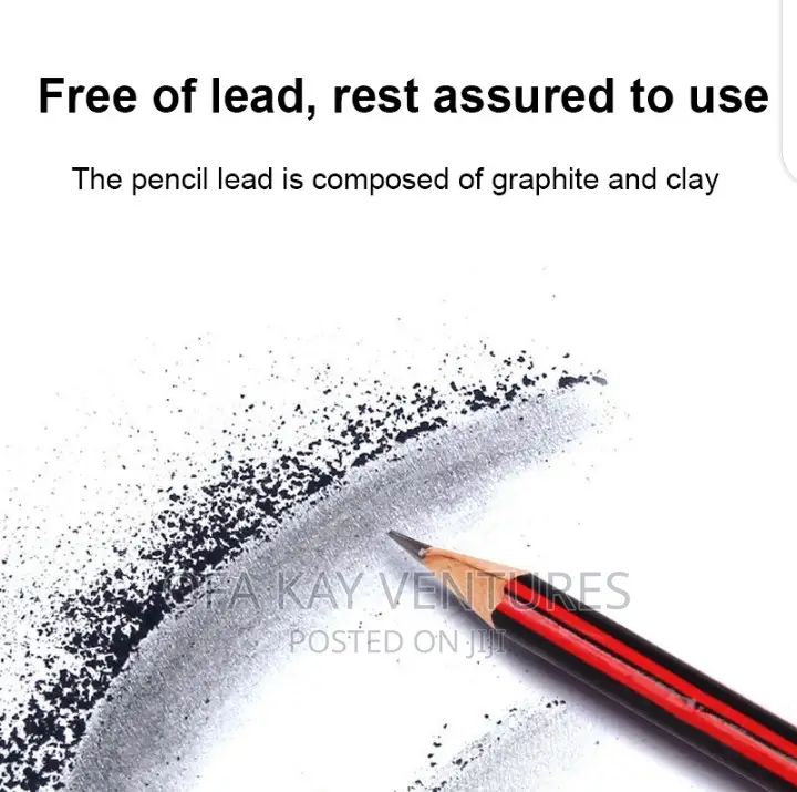 12pcs HB Pencil With Eraser And Sharpener