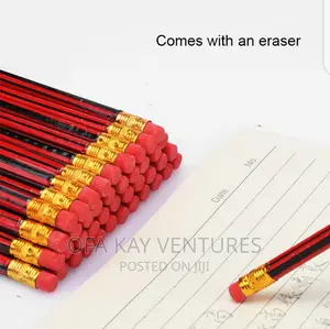 12pcs HB Pencil With Eraser And Sharpener