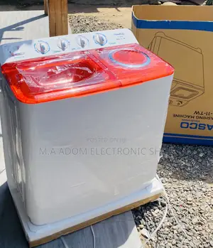 Buy Authentic Nasco 11kg Washing Machine(White/Red) 