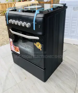 Super Affordable Ferre 60x60 4 Gas Burner With Oven(Black) 