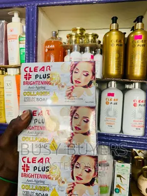 Clear Plus Brightening Anti Aging Collagen Milk Soap