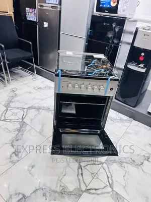 Free Standing Gas Electric Cooker Oven 2-2 Sliver Color
