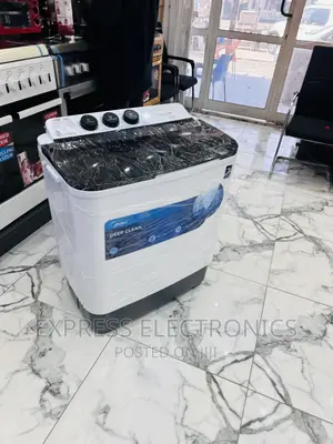 Classy Sleek White Midea Topload 7kg Twintub Washing Machine