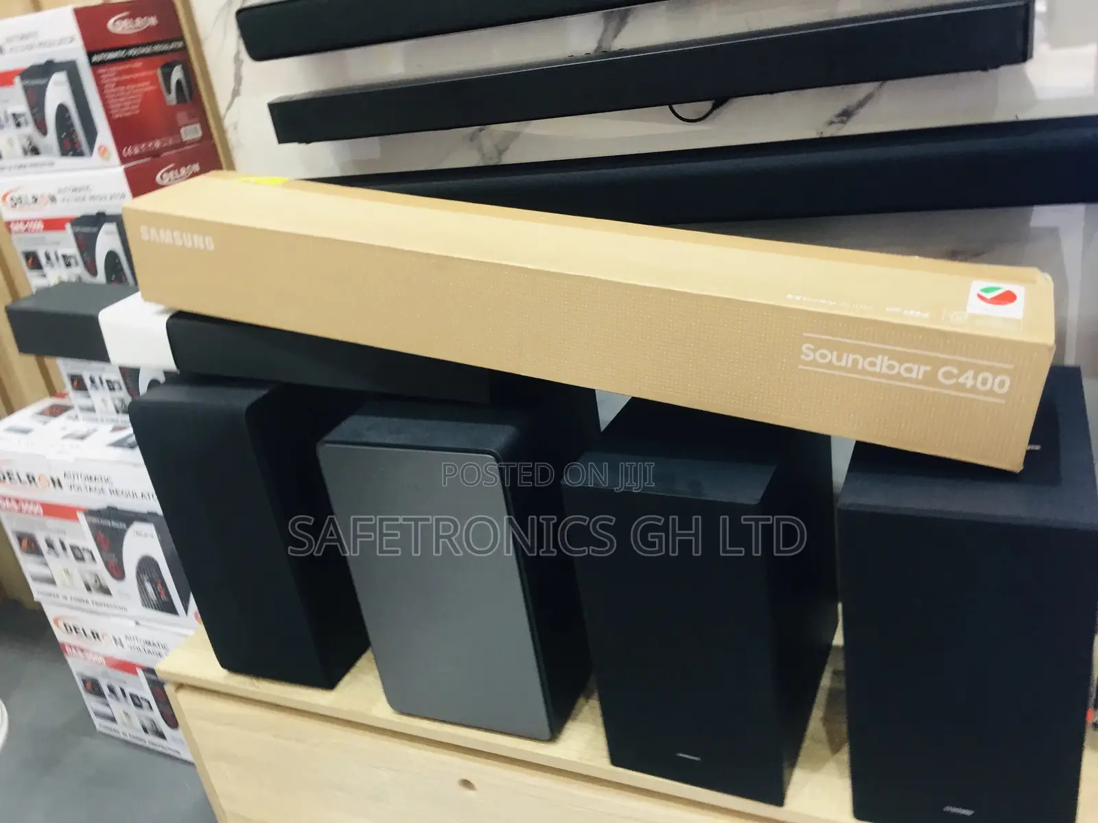 Samsung Black HW-C400 Bluetooth Wireless Soundbar Essential