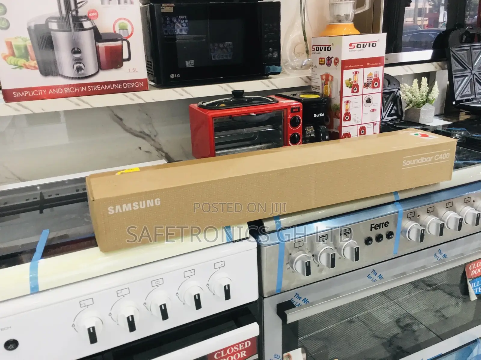 Grab Black Bluetooth Wireless Soundbar Samsung HWC400 