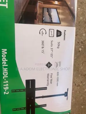 Original Ceiling Wall Mount for 37” to 55” Tv(Black) 