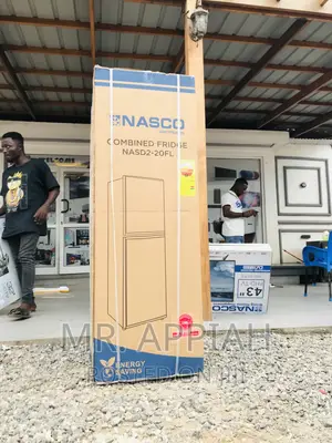 Original Nasco Nasd2-20fl Double Door Electric Fridge.