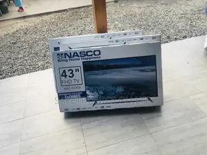 Satelliet Digital 43 Inches Glossy LED Nasco Black Tv