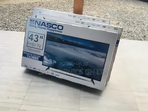 43 Inches Glossy LED Nasco Digital Black Satelliet Tv 