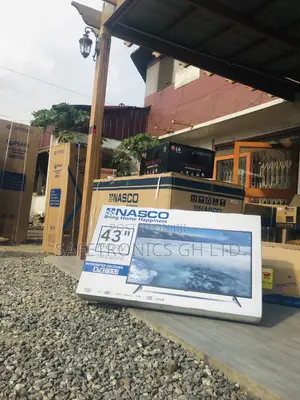 Glossy Led Satelliet Nasco 43 Inches Black Digital Tv