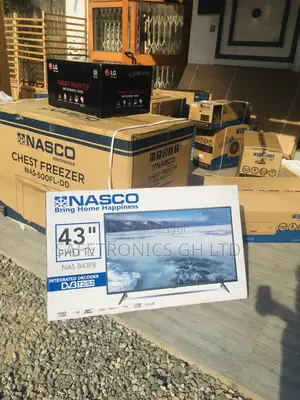 Glossy LED 43 Inches Digital Black Satelliet Nasco Tv 